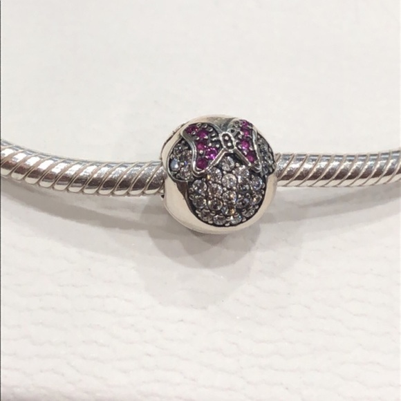 Pandora Charms Disney Minnie Clip 💯% AUTHENTIC - Picture 1 of 8